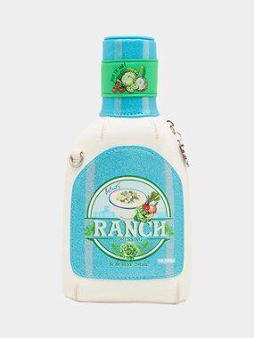 Betsey Johnson Kitsch Best Dressed Crossbody Bag Bottle of Ranch NWT